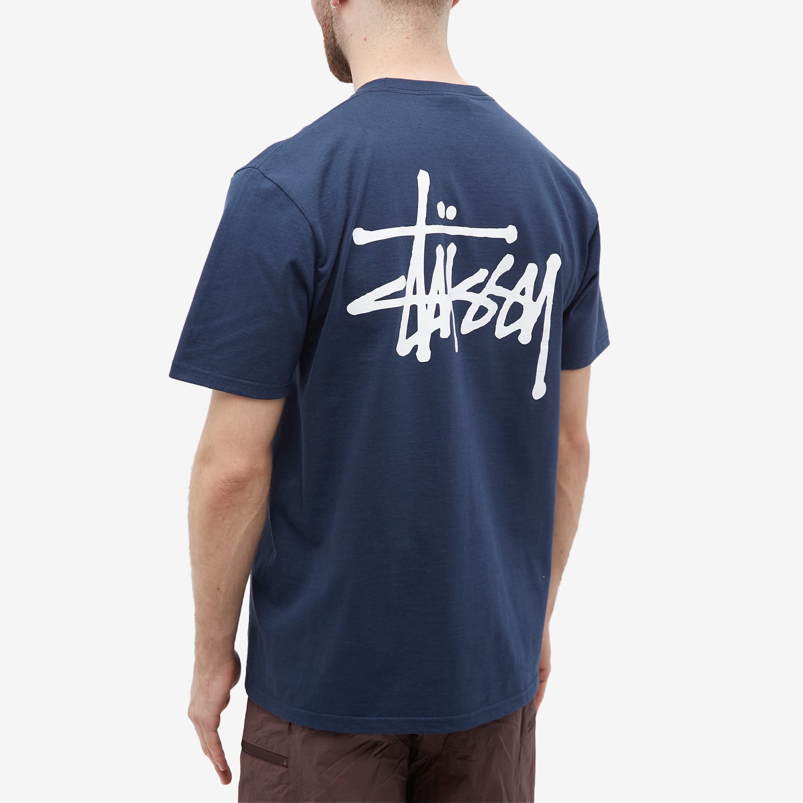Stussy Basic Stussy T-Shirt Navy | END. (GB)