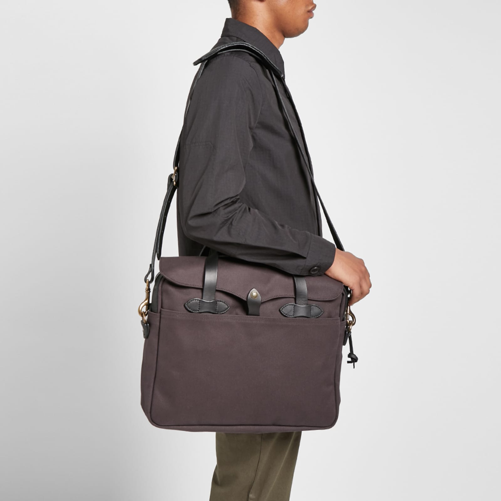 Filson Original Briefcase Cinder END.