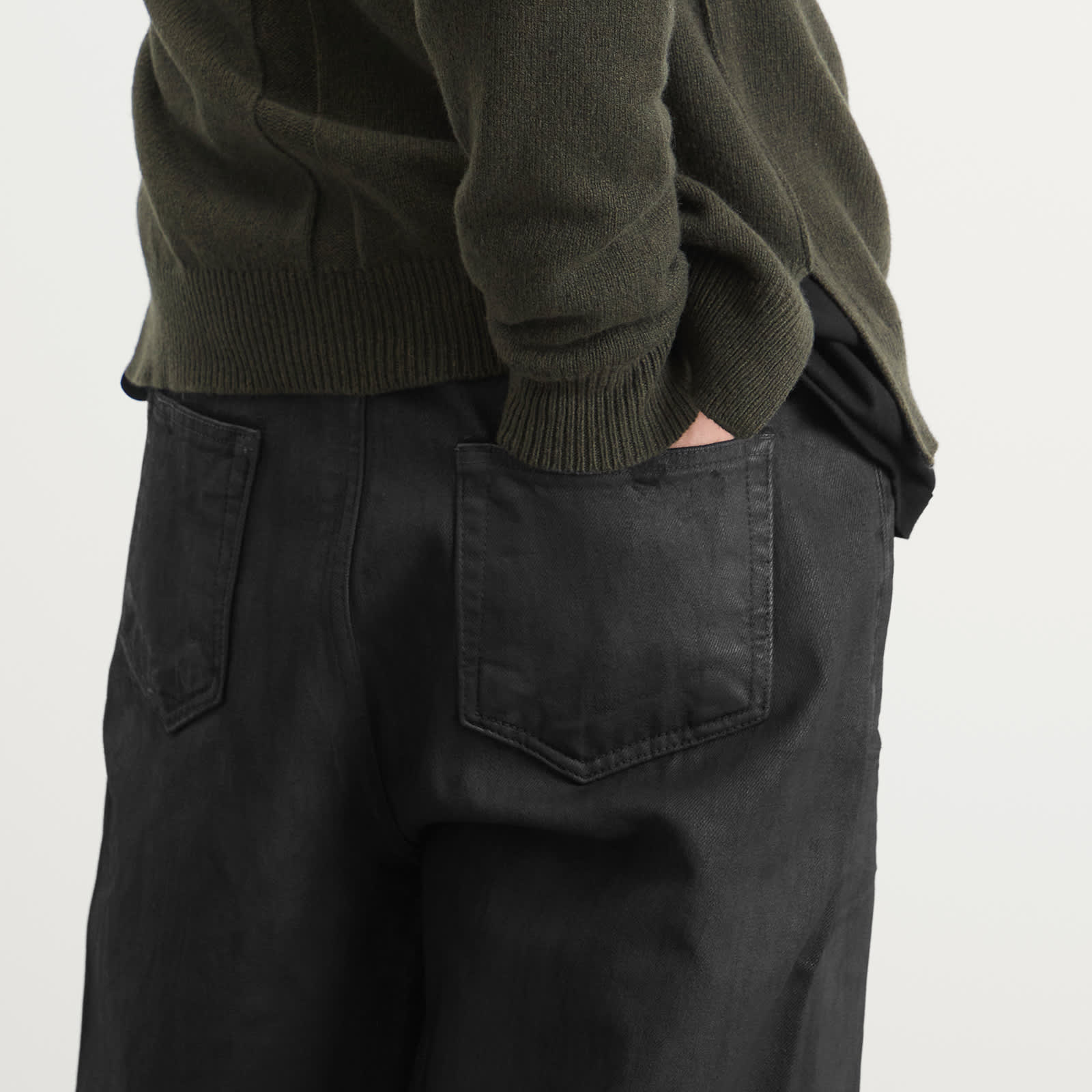 Rick Owens DRKSHDW Geth Coated Jeans