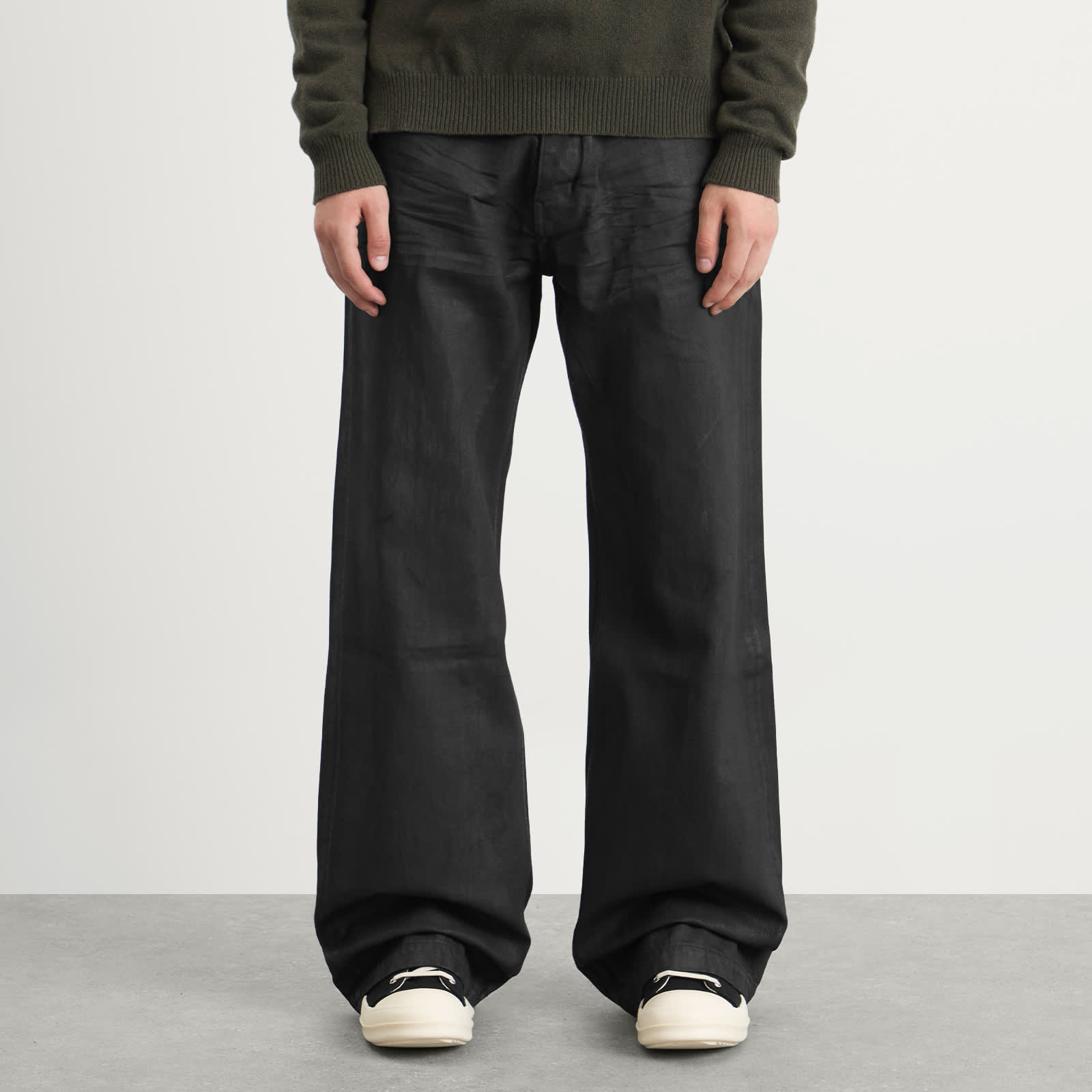 Rick Owens DRKSHDW Geth Coated Jeans