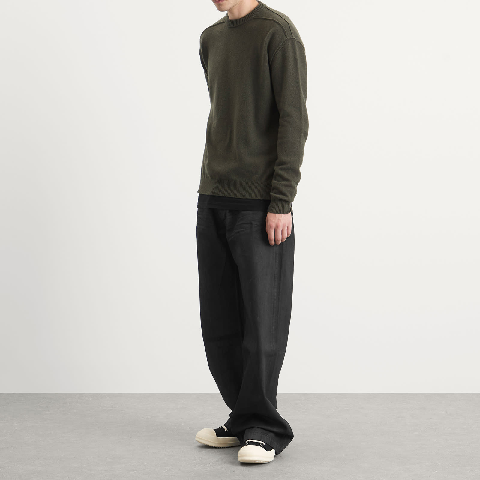 Rick Owens DRKSHDW Geth Coated Jeans
