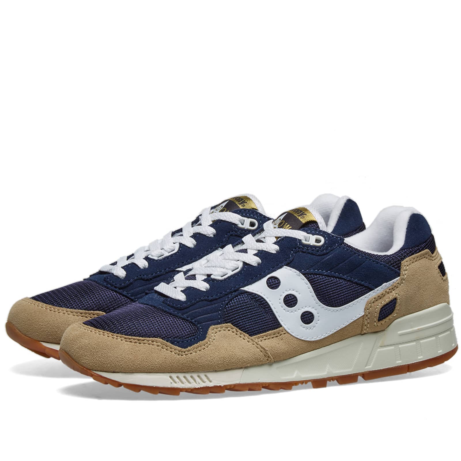 Saucony Shadow 5000 Tan, Navy & White | END.