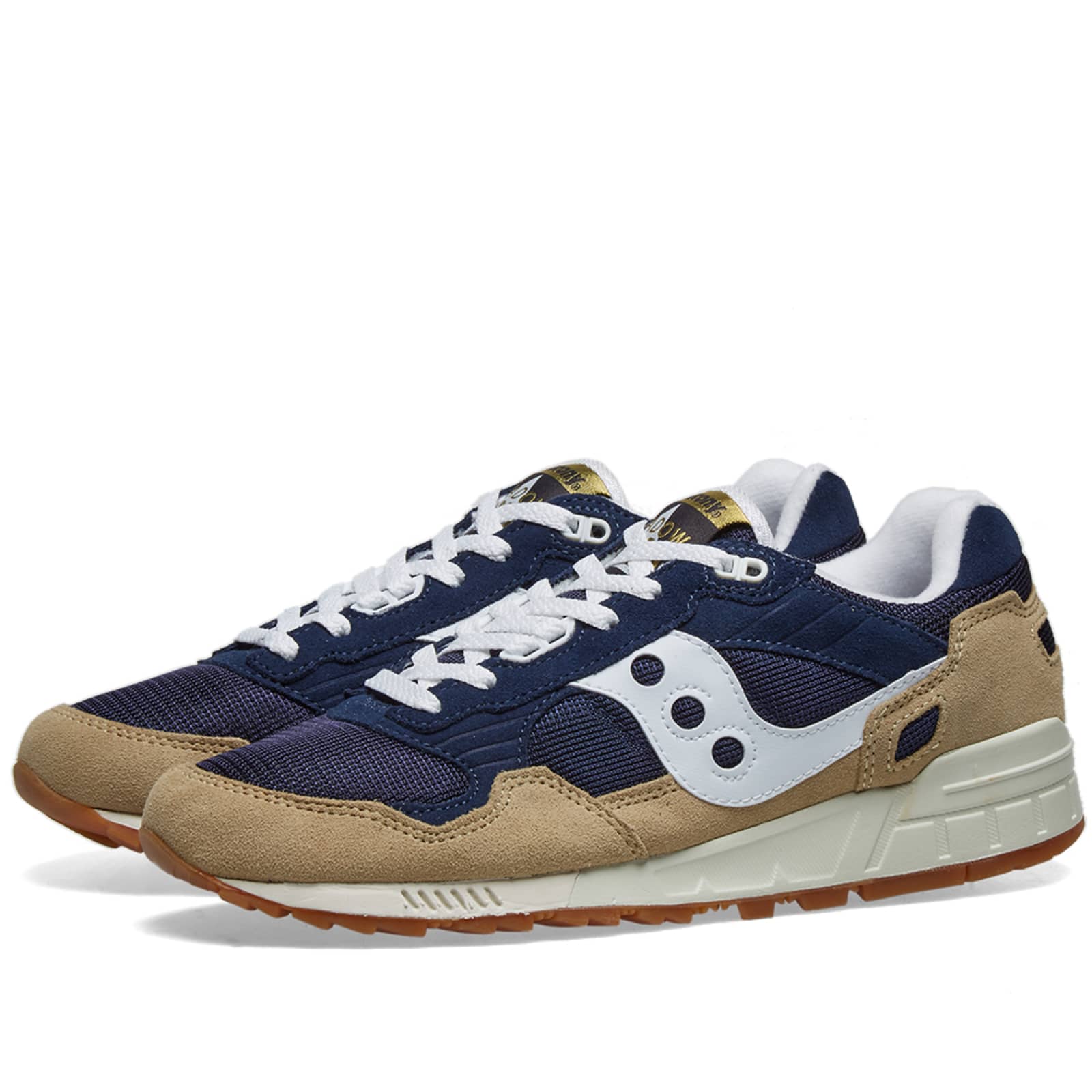 Saucony Shadow 5000 - Tan, Navy & White