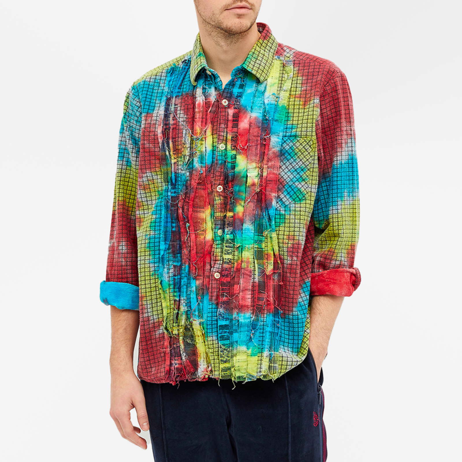 needles tie dye shirt