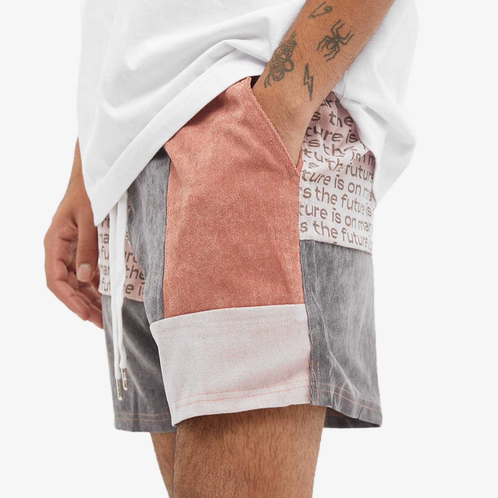 TFIOM Corduroy Patchwork Shorts Supermoon END. (GB)