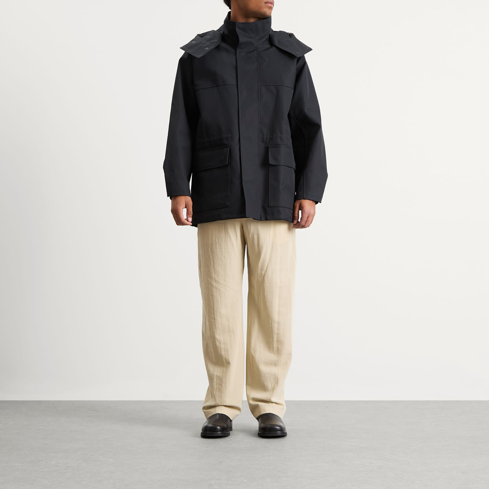 Auralee High-Density Bonded Cotton Gabardine Blouson