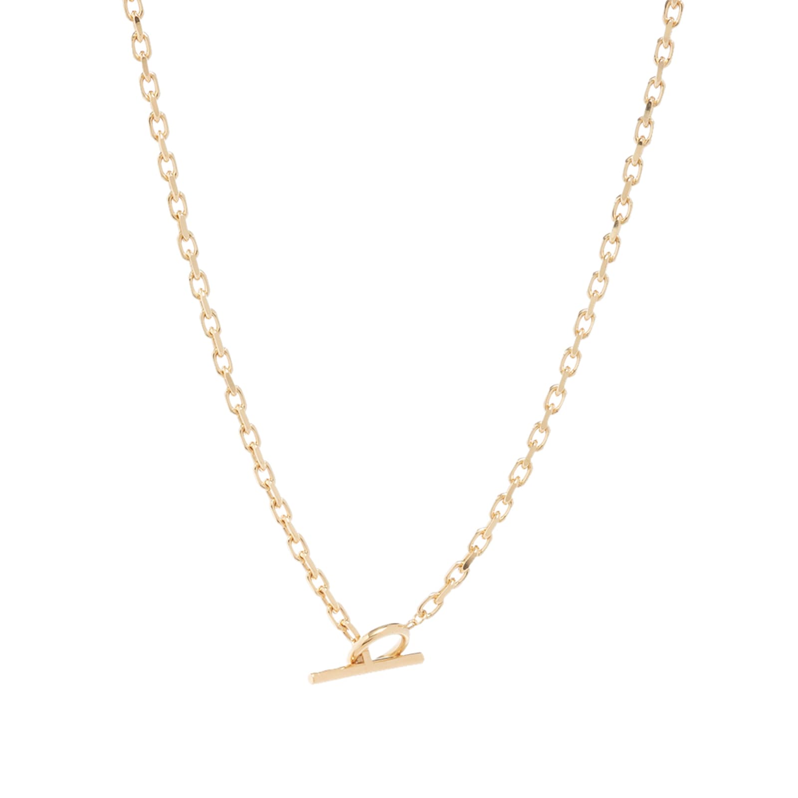 All Blues Anchor Necklace - Vermeil Gold