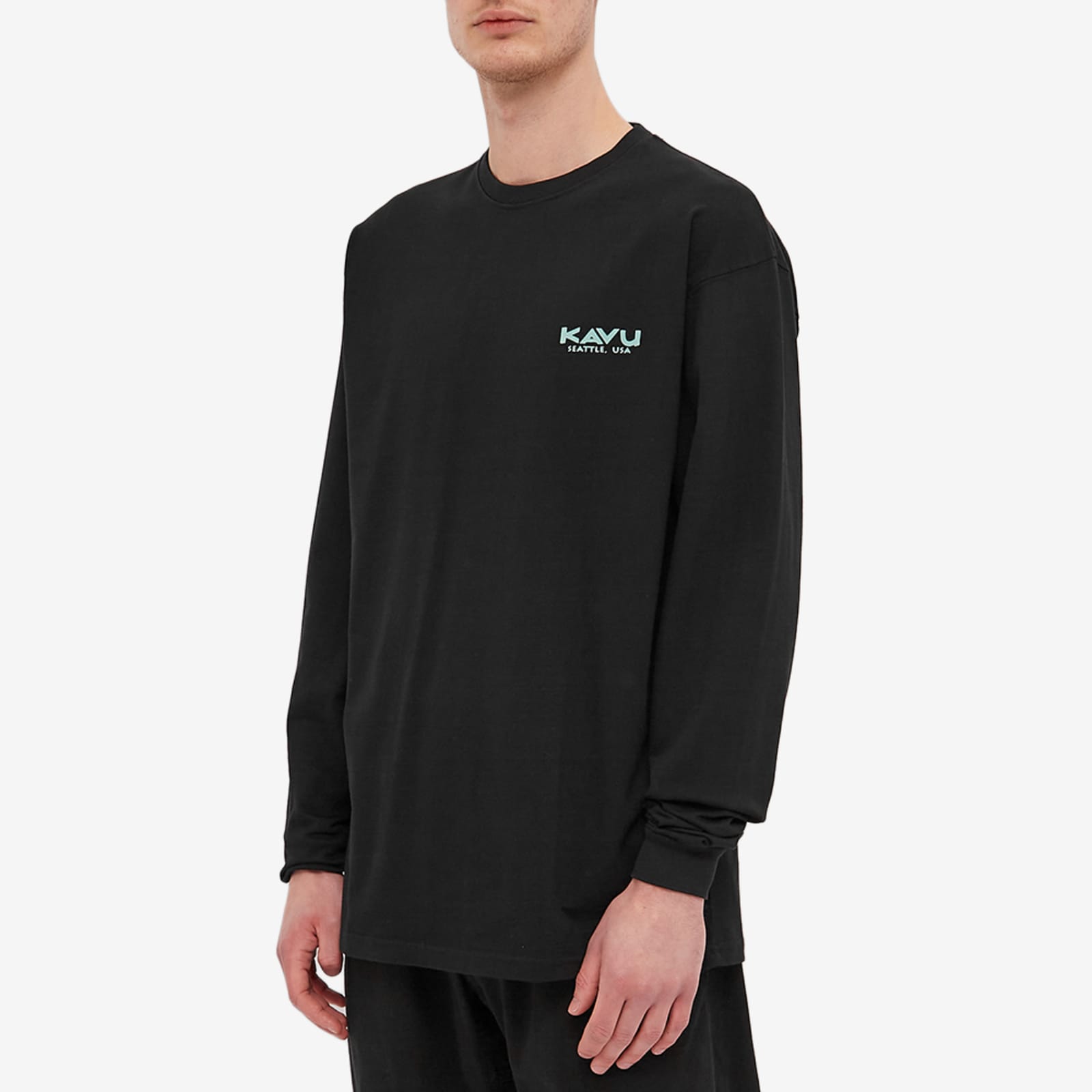 KAVU Long Sleeve Adventure TShirt Black END. (GB)