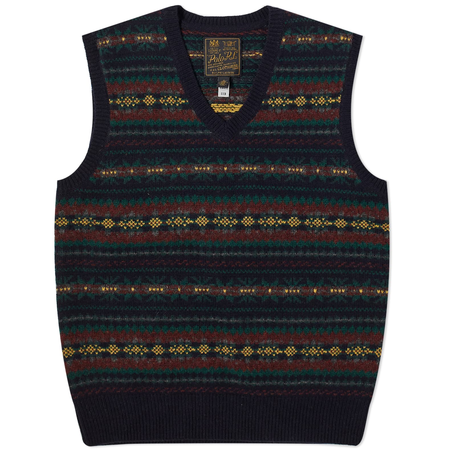 Polo Ralph Lauren Fair Isle Knit Vest - Navy Combo