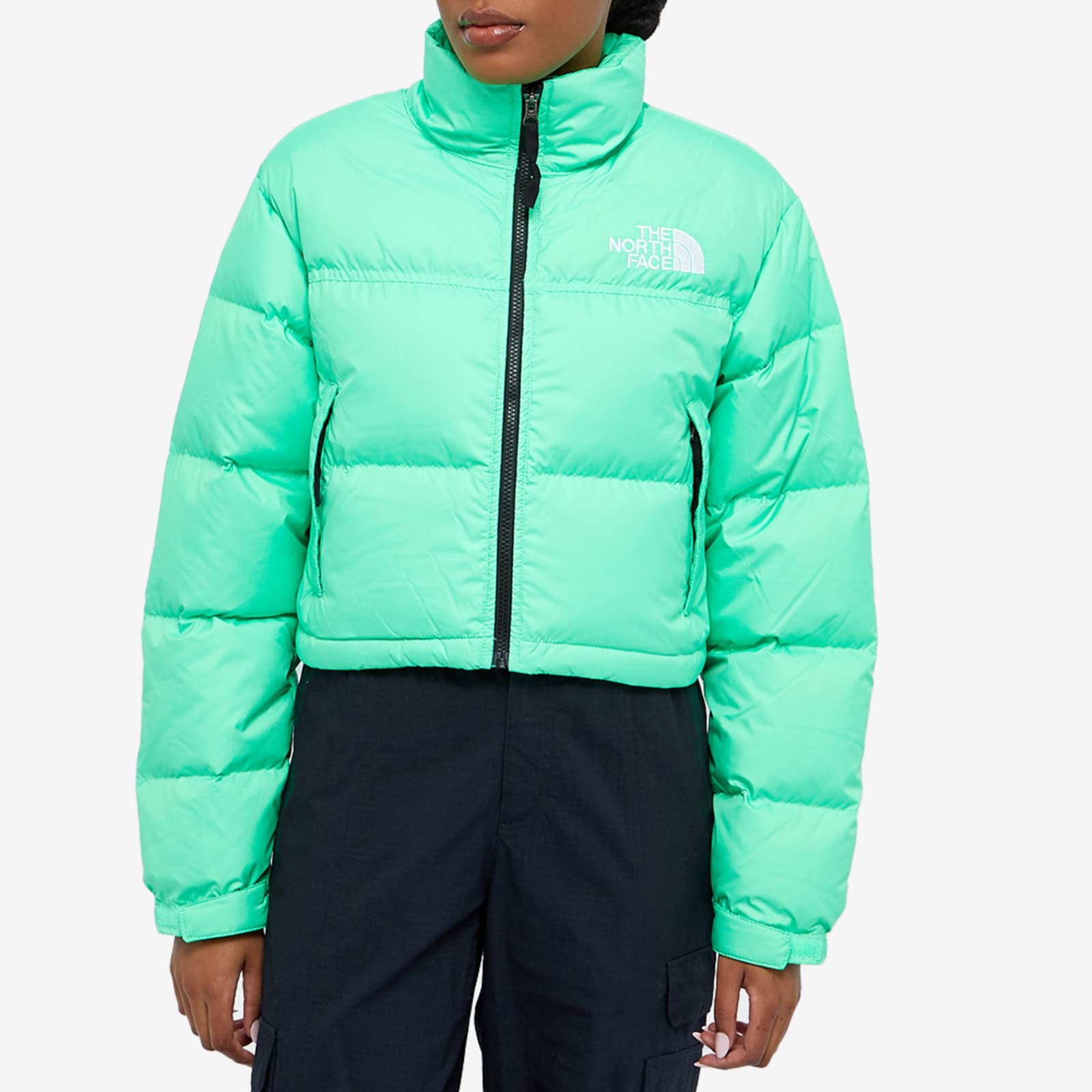 The North Face Nuptse Short Jacket Chlorophyll Green END. (GB)