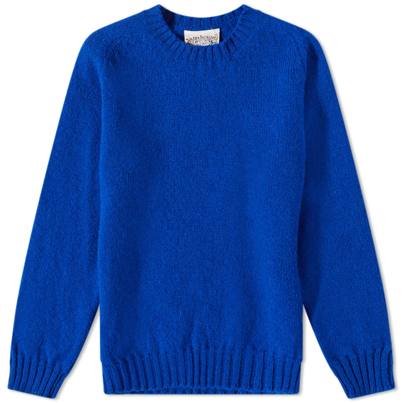 Jamieson's of Shetland Crew Knit - Royal