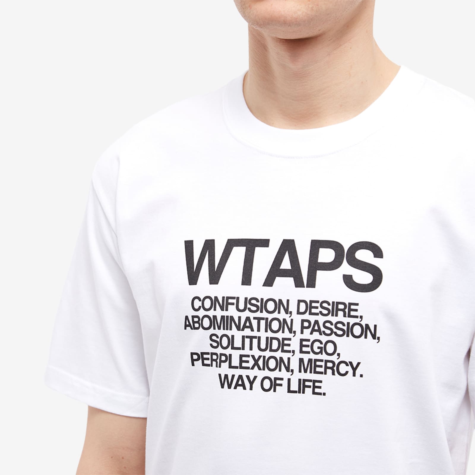 WTAPS Ingredients Print T-Shirt - White