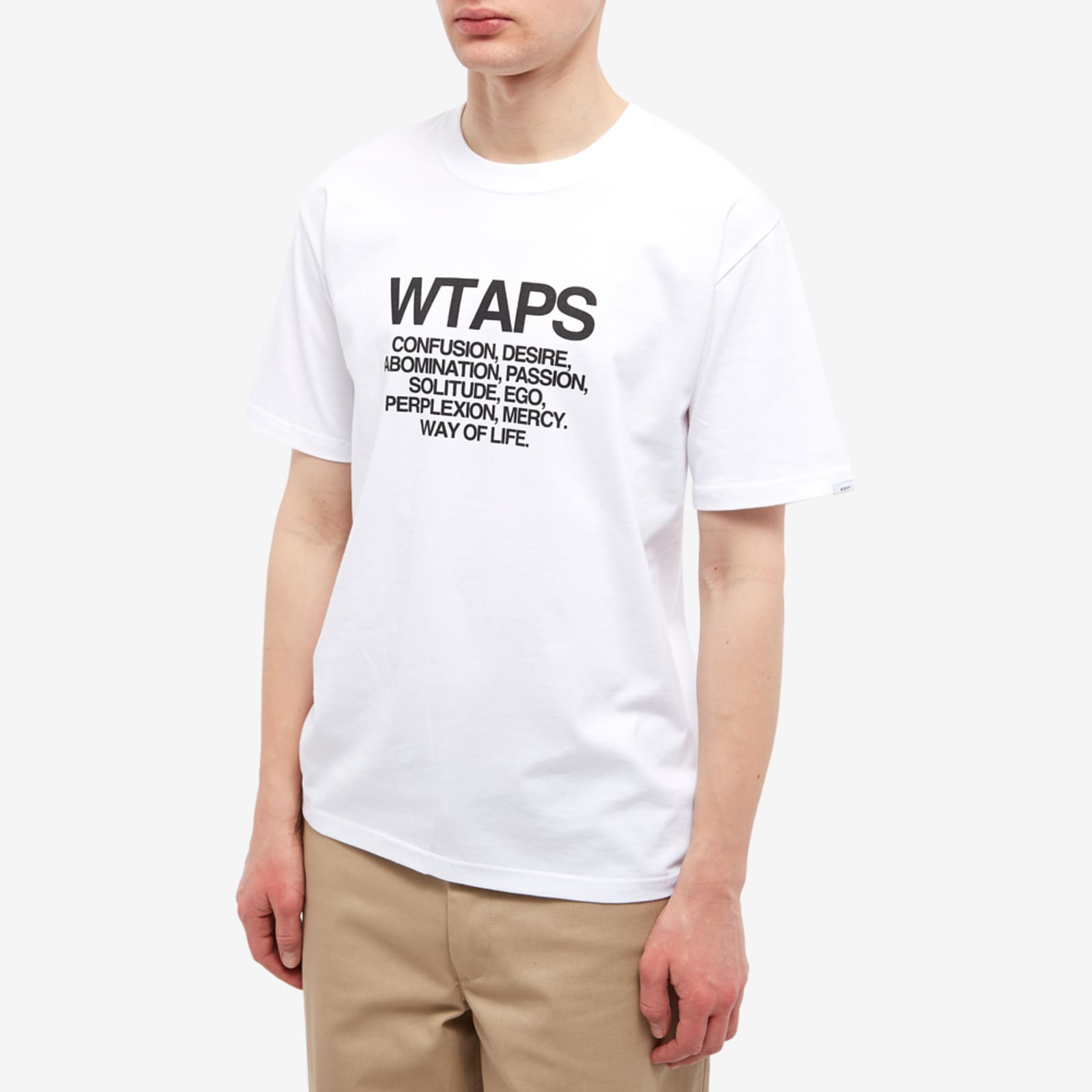 WTAPS Ingredients Print T-Shirt - White