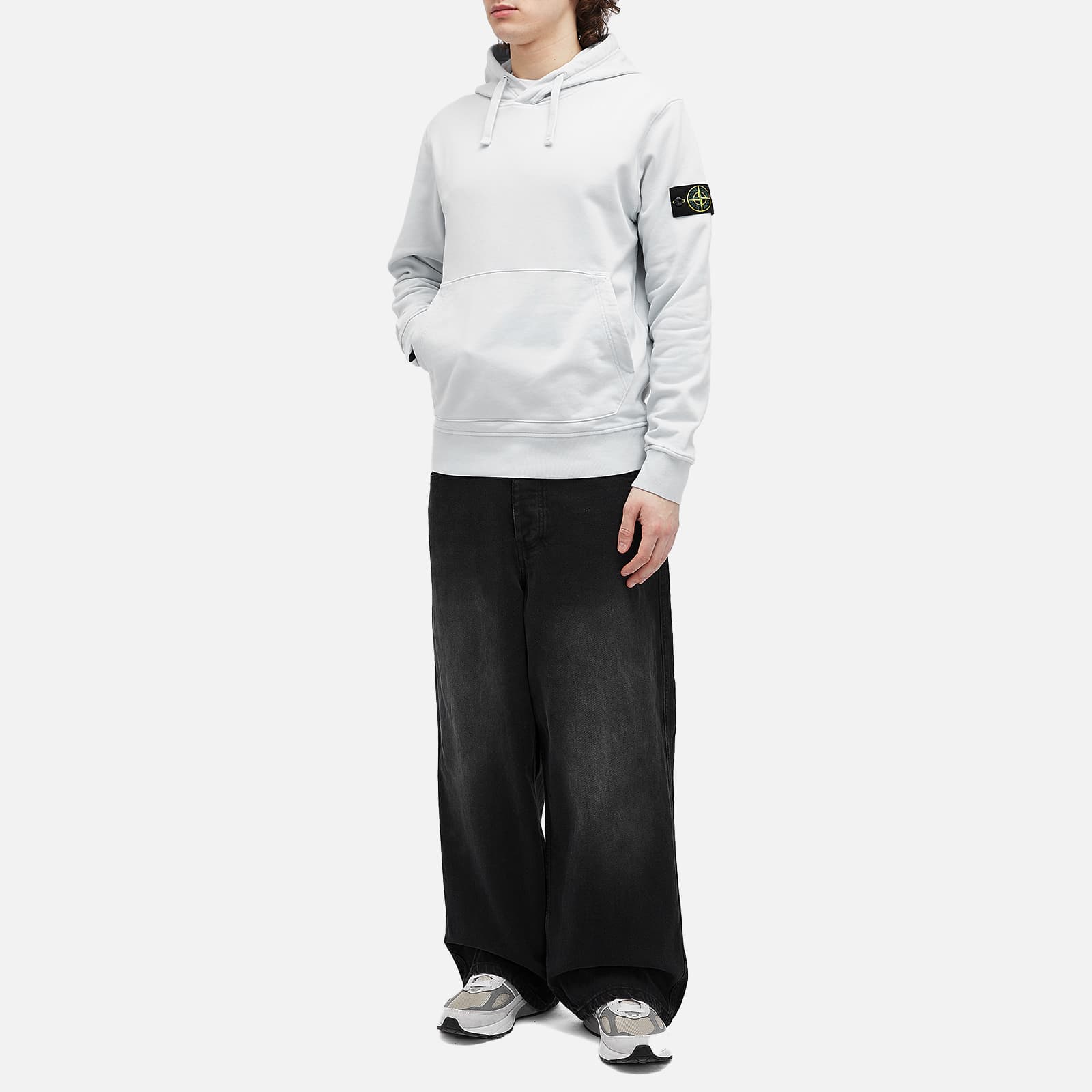 Stone Island Garment Dyed Popover Hoodie