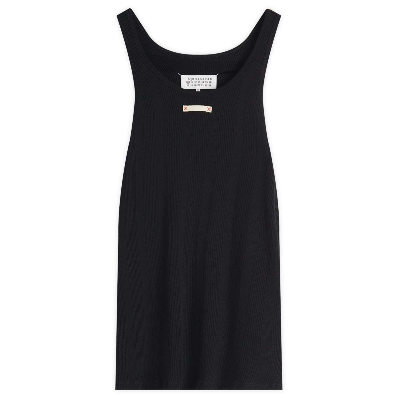 Maison Margiela Ribbed Tank Top - Black