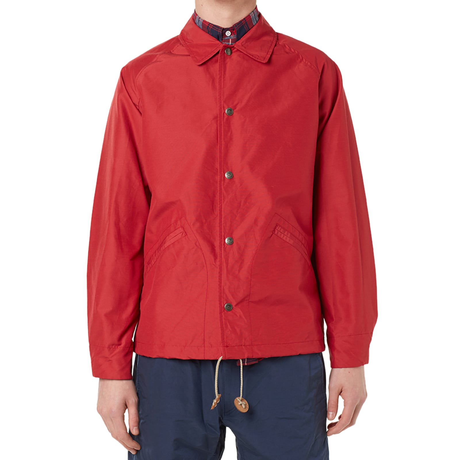 Mt. Rainier Design Countdown Coach Jacket Red | END.