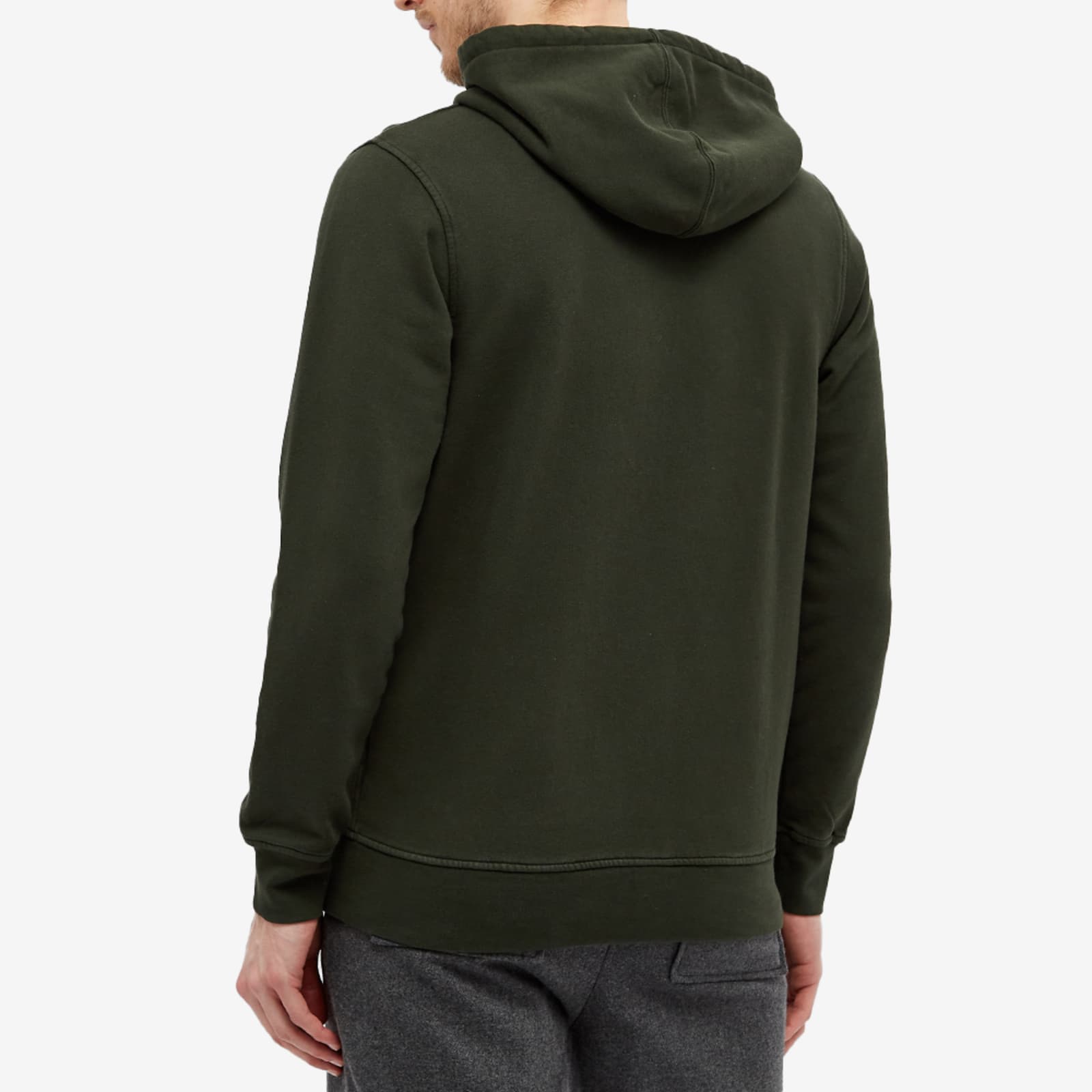 Hunter green zip up hoodie