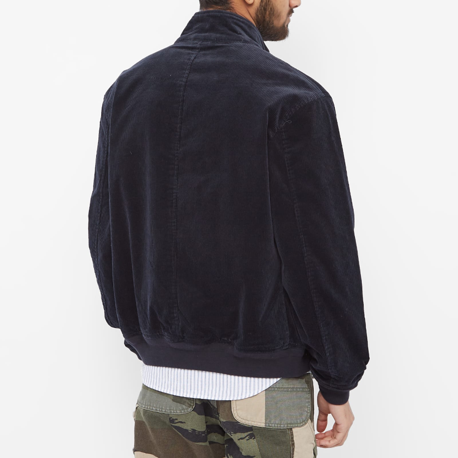 Polo Ralph Lauren Cord Harrington Jacket Collection Navy END.