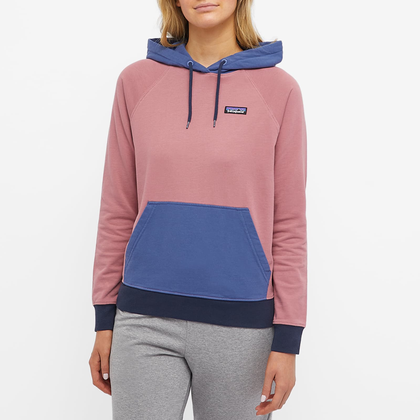 Patagonia P6 Label Organic Hoody - Light Star Pink