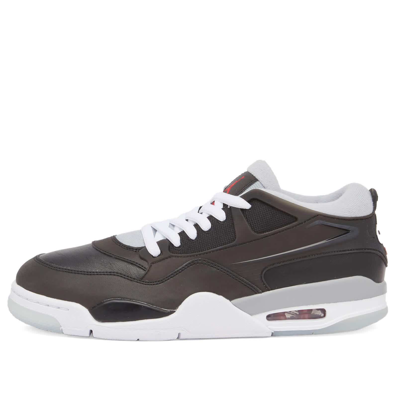 Air Jordan 4 Rm Prm Sneaker - Black, Red & White