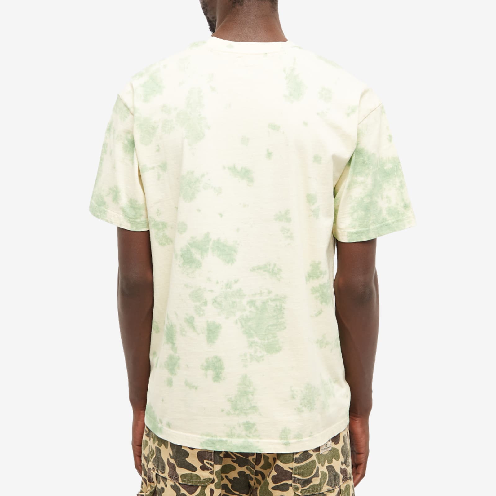 MARKET Arc Herbal Tie Dye TShirt Green Yellow Tie Dye END. (UK)