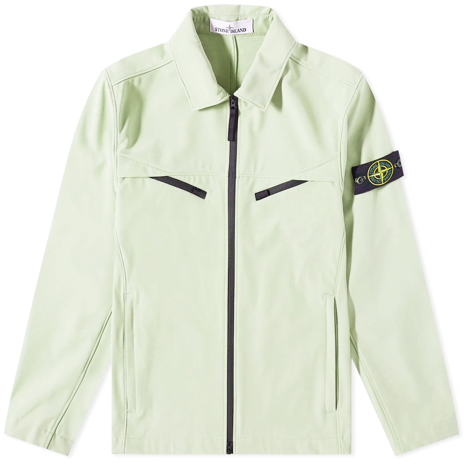 Stone Island Light Soft Shell-R Jacket Light Green | END. (GB)
