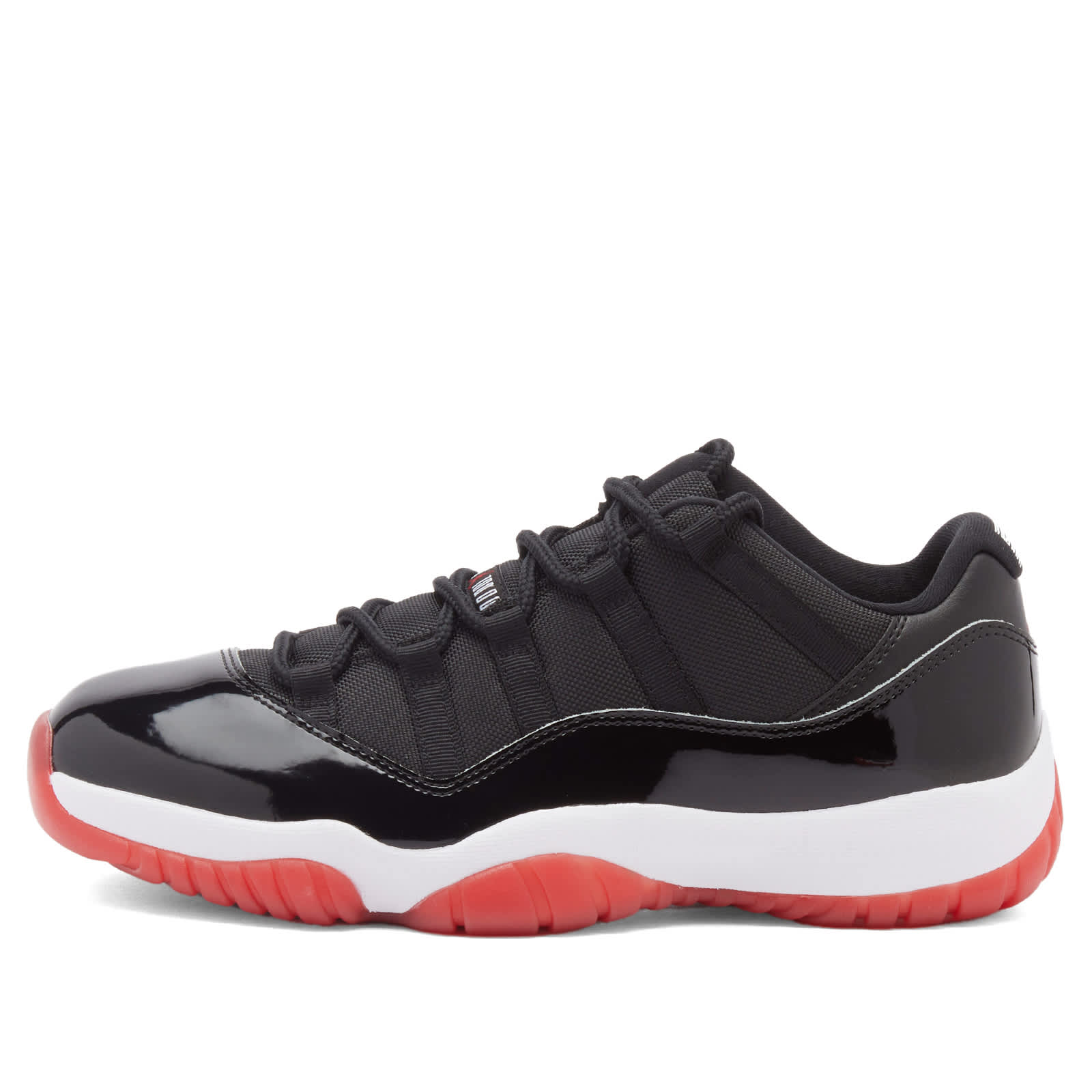 Air Jordan 11 Retro Low Black, Red & White | END. (GB)