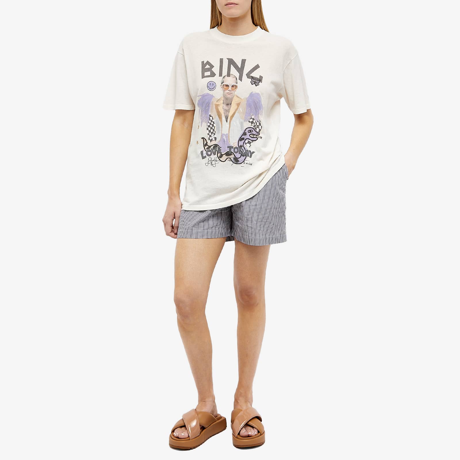 Anine Bing | Jaylin Tee Collegiate - Washed Sage main image 0