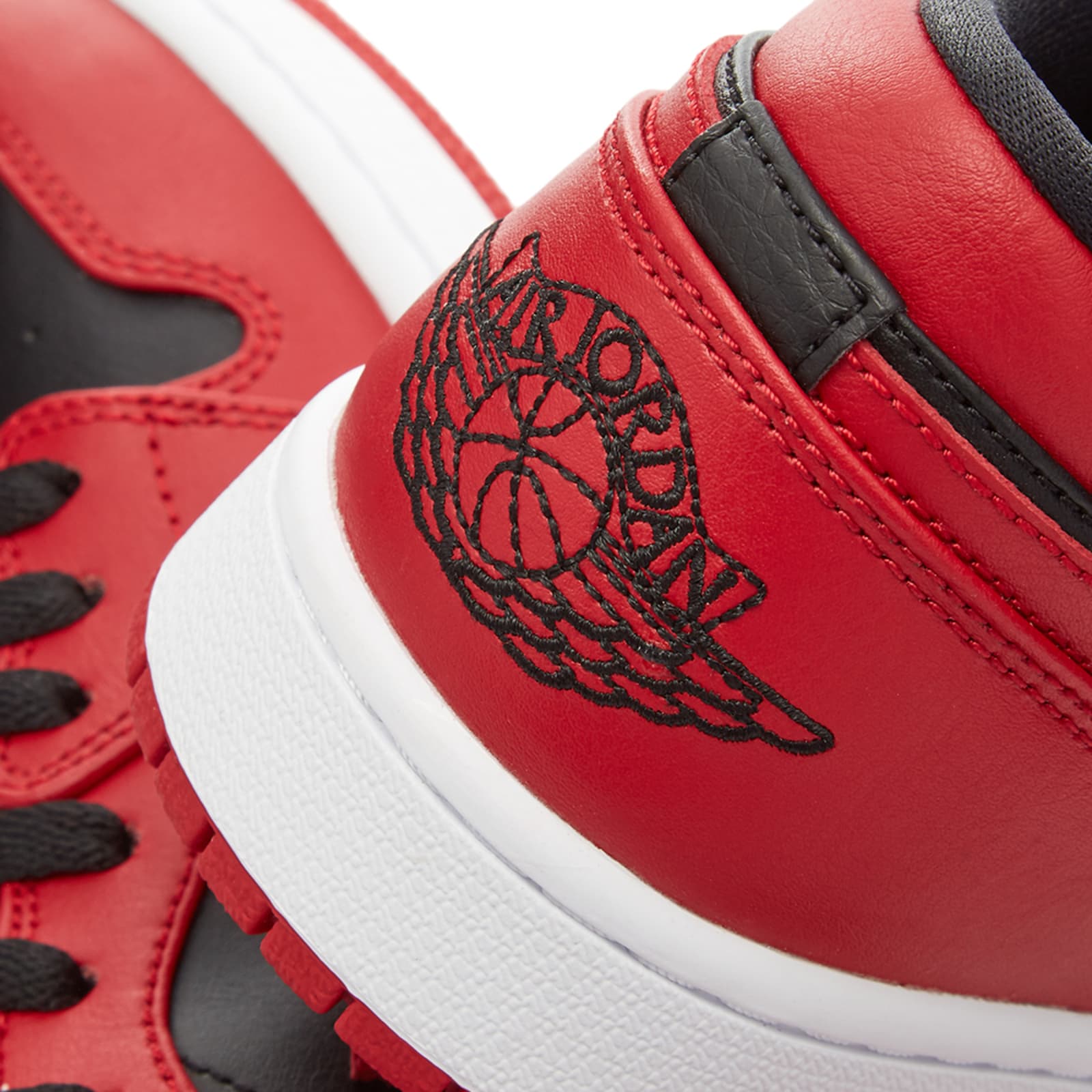 jordan 1 low red white black