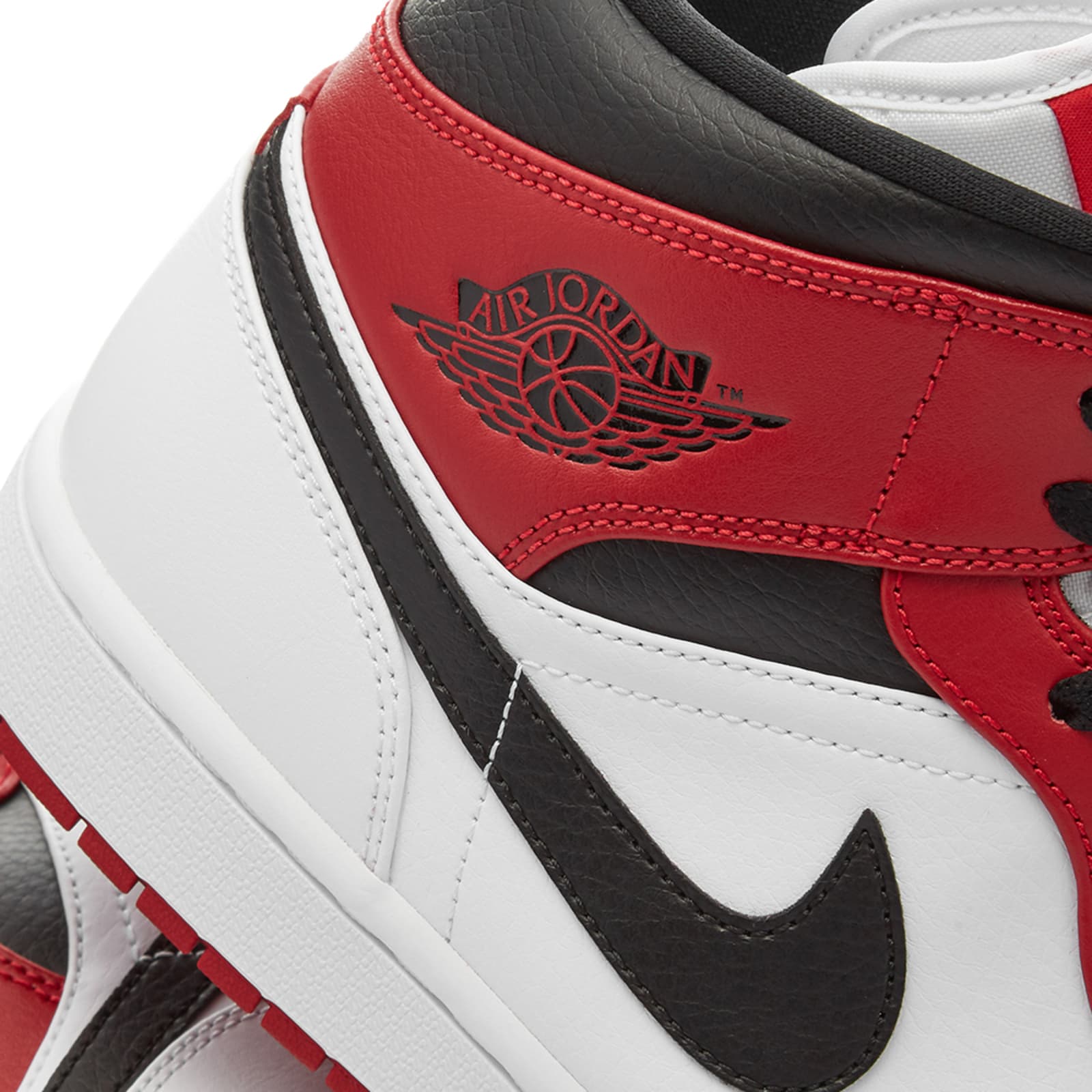 air jordan 1 mid white and red