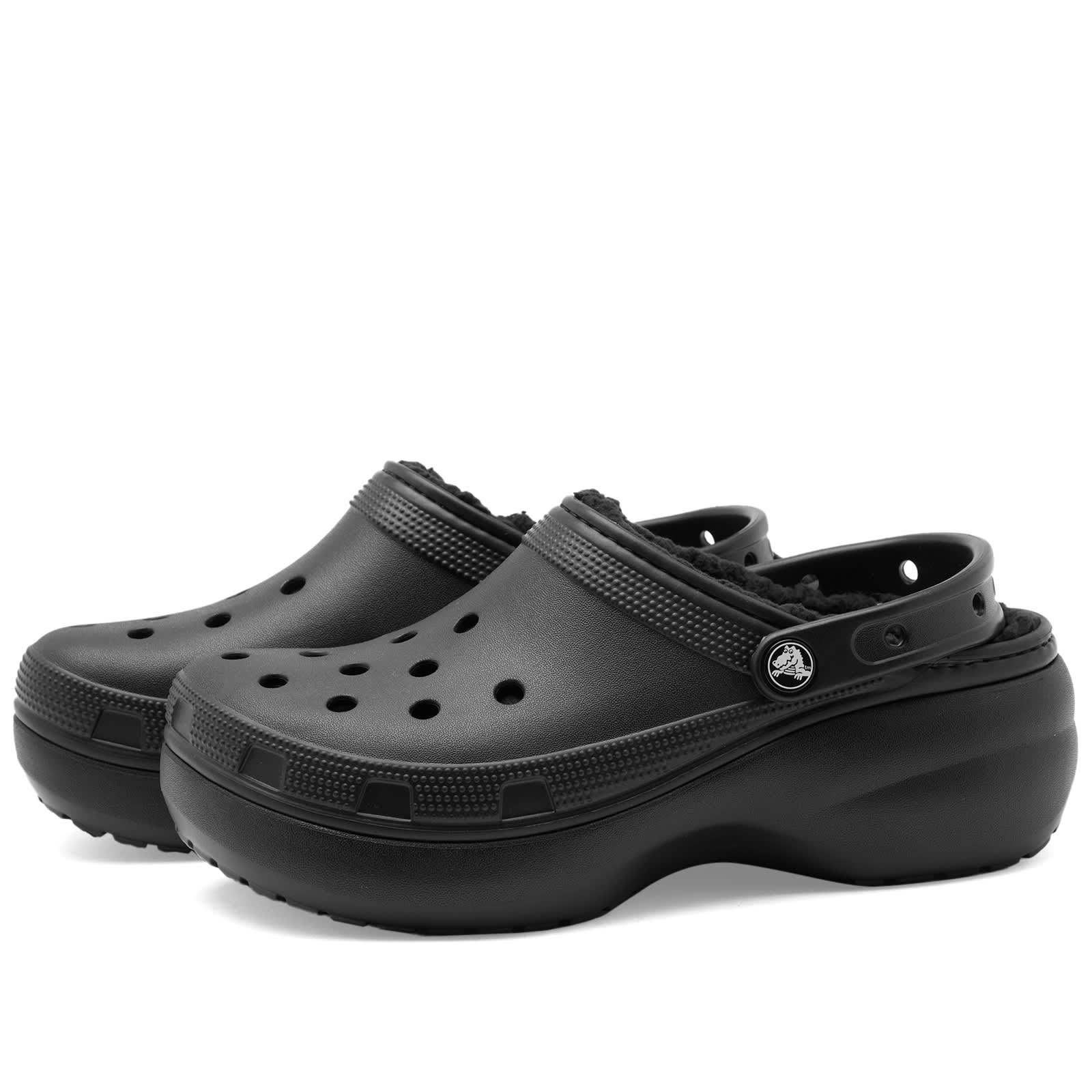 Crocs Classic Platform Lined Clog Black END.