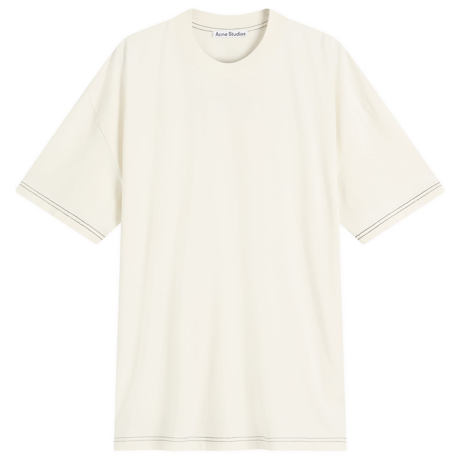 Acne Studios Eresa U Autograph Logo T-Shirt - Off White