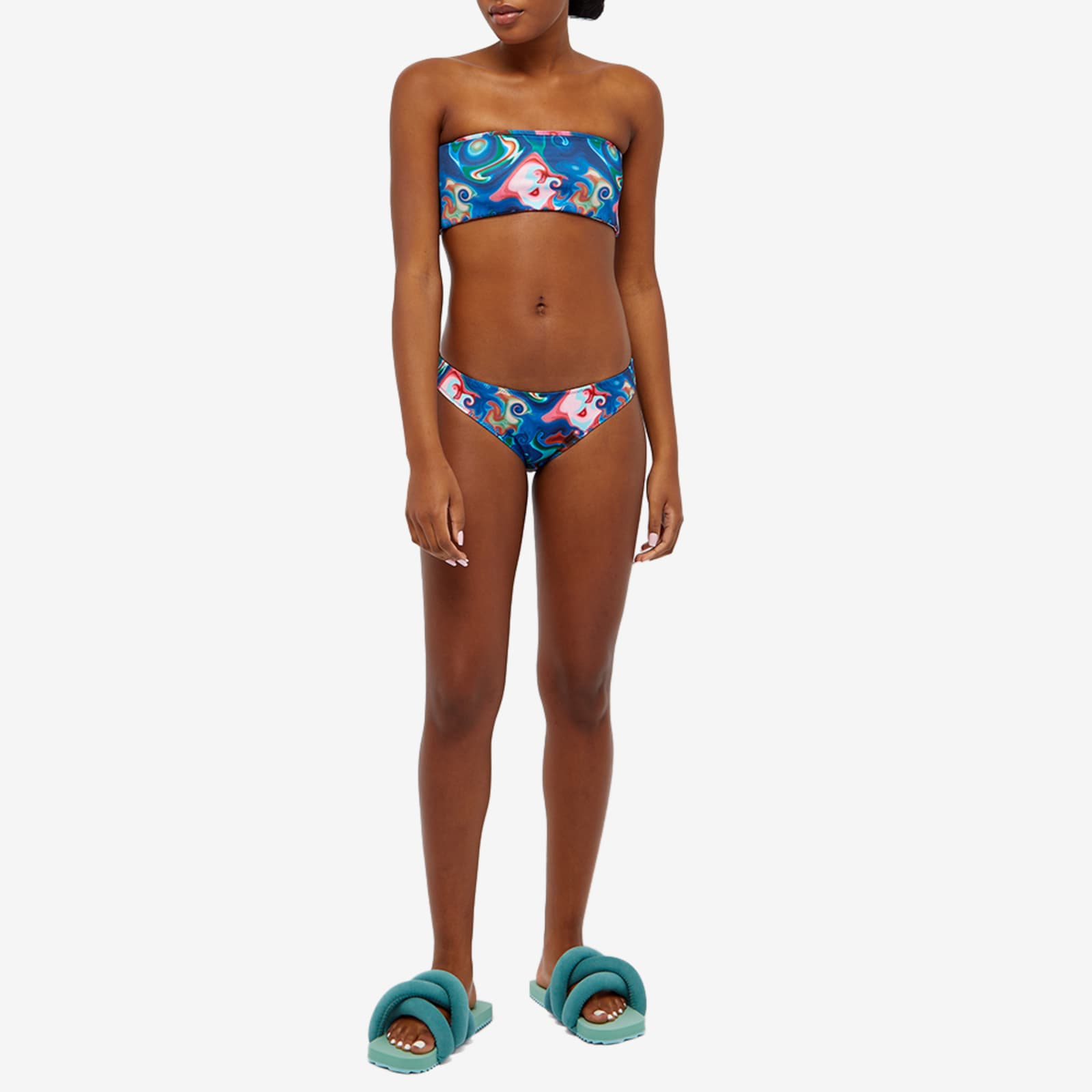 House Of Sunny Losing My Favourite Game Printed Bikini - Multi