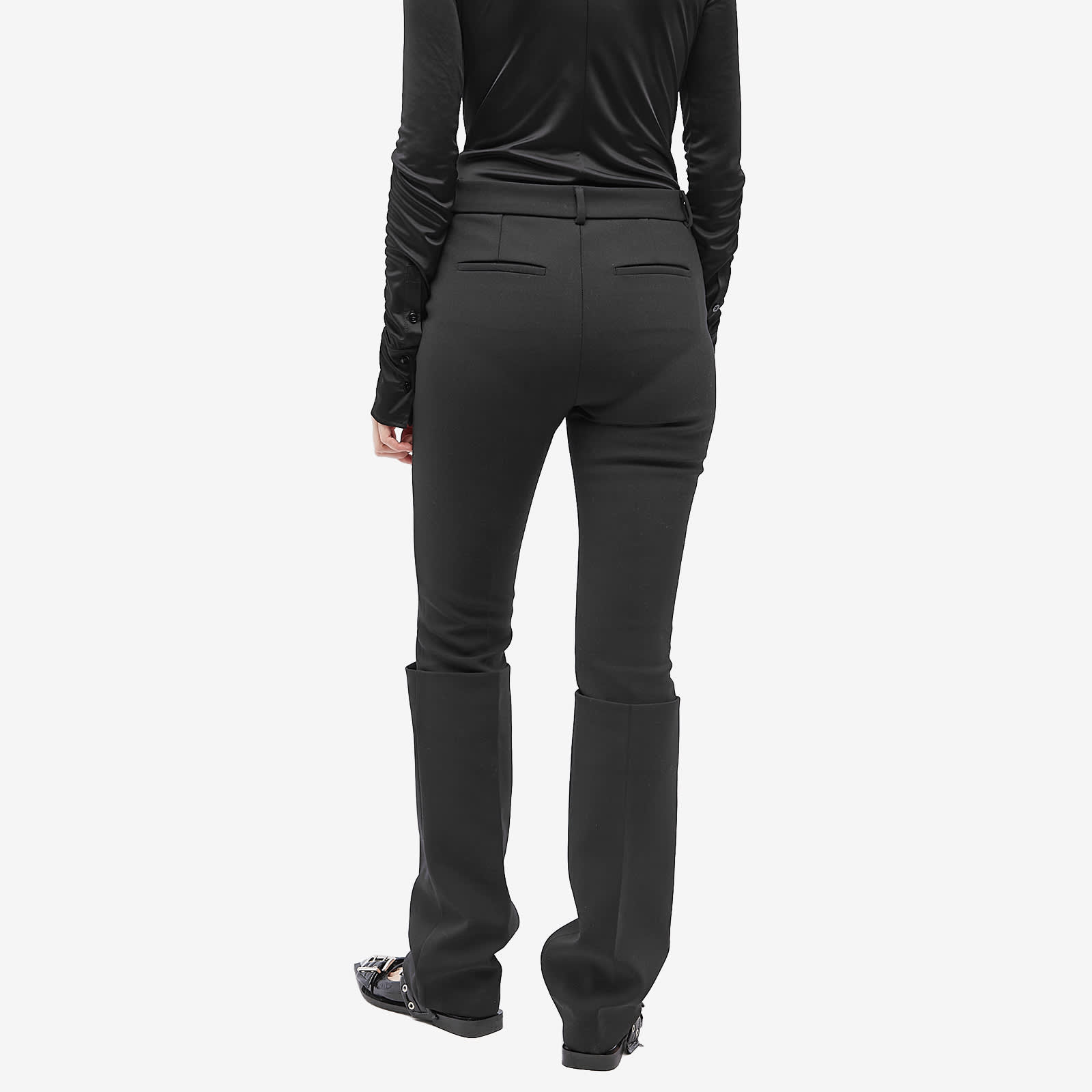 Sportmax Turnup Trousers Black END. (Global)