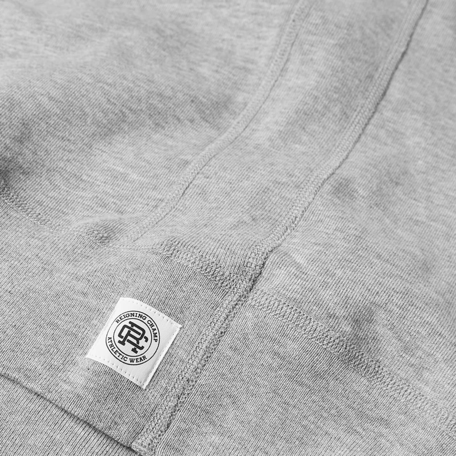 Reigning Champ Popover Hoodie - Heather Grey