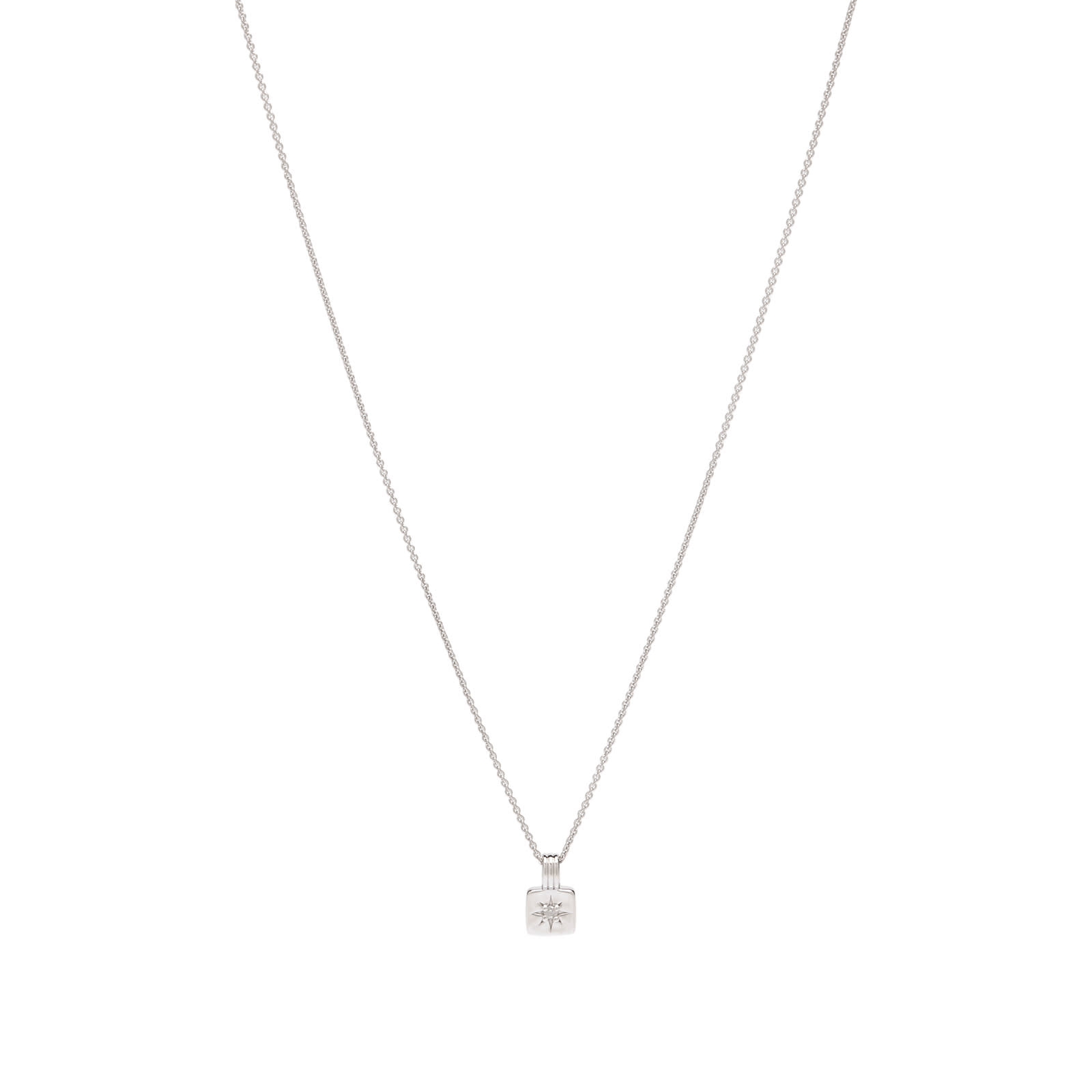 Missoma Mini Star Ridge Pendant Necklace - Silver