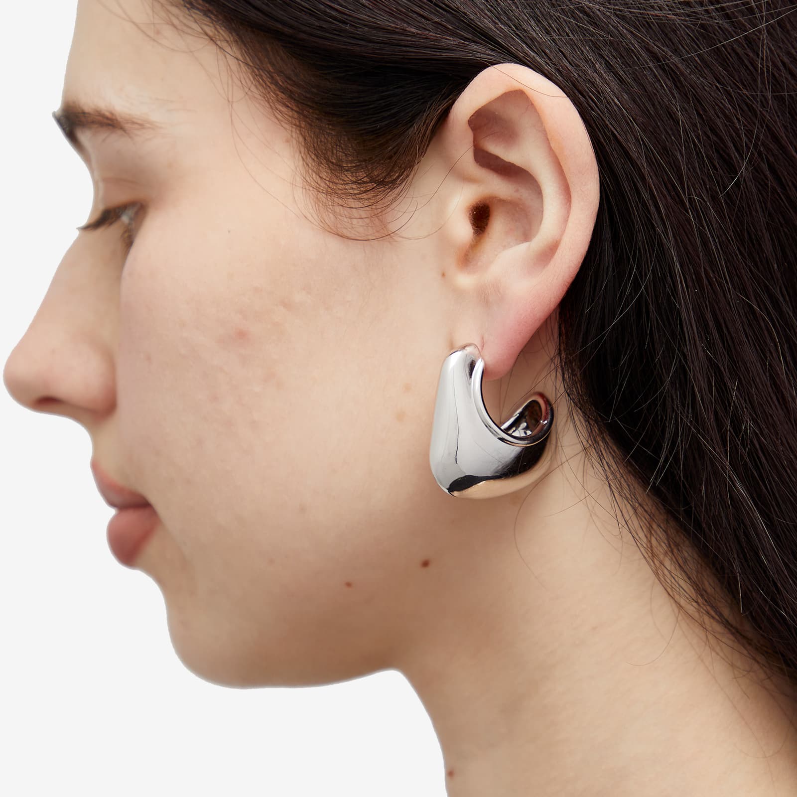 Missoma Volume Hoop Earrings - Silver
