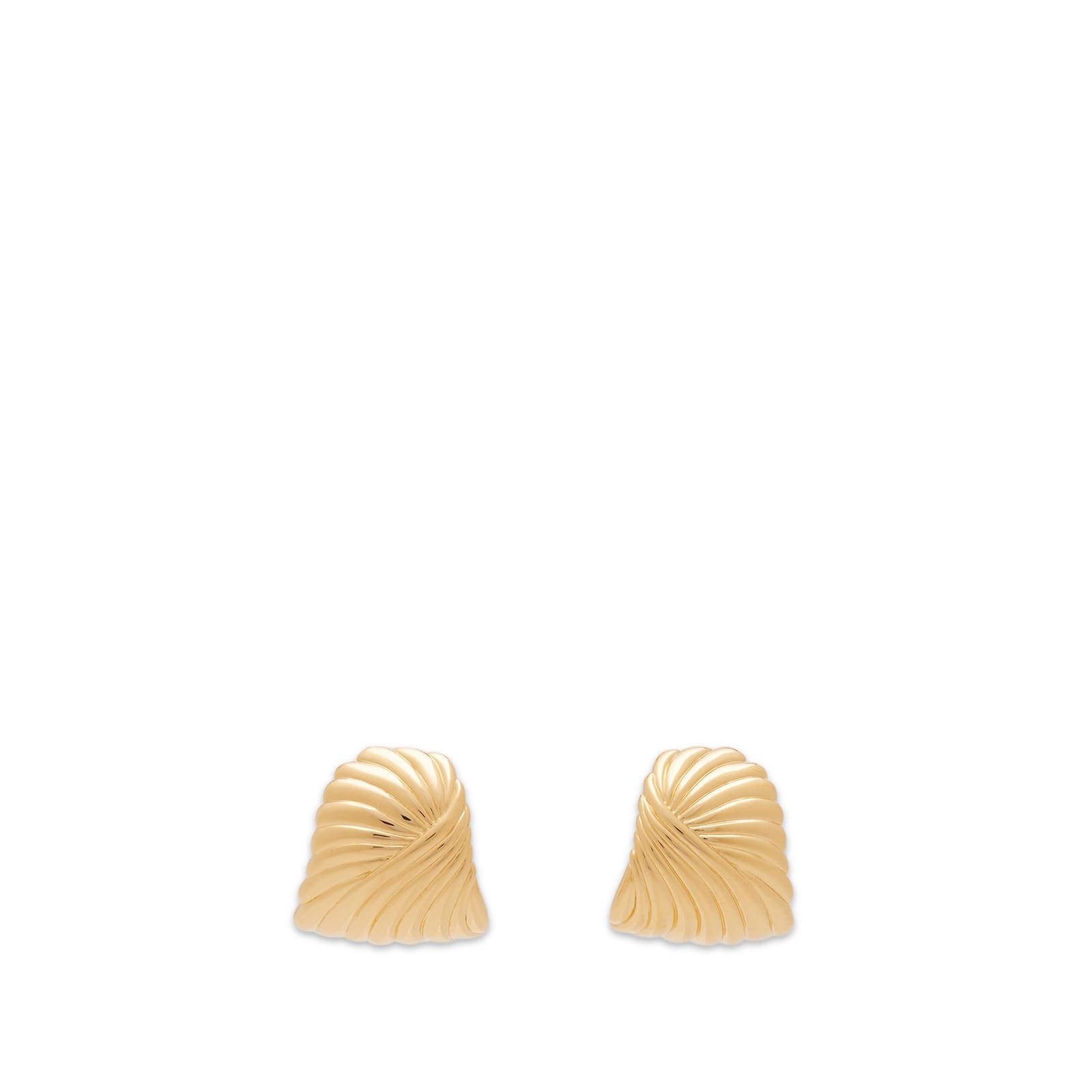 Missoma Ripple Oversized Stud Earrings - Gold