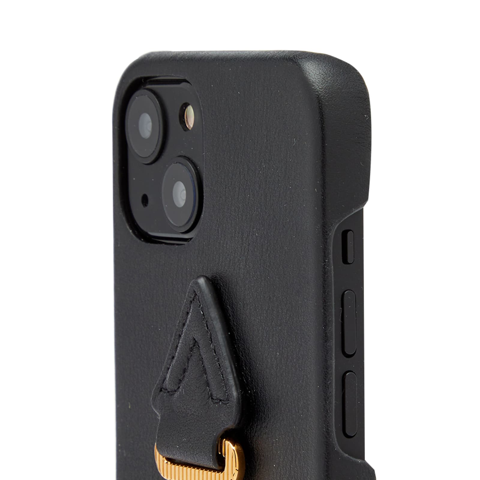 Versace Medusa Head iPhone 13 Pro Strap Holder Black & Gold END. (AU)