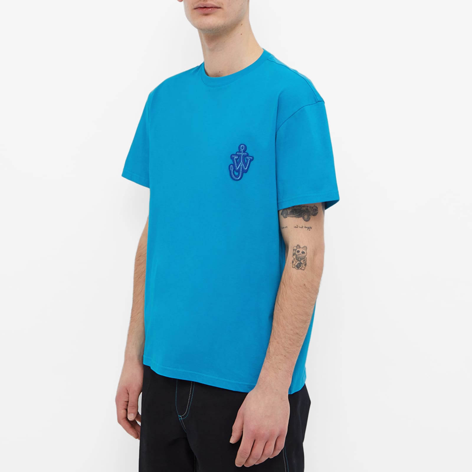 JW Anderson Anchor Patch T-Shirt - Blue