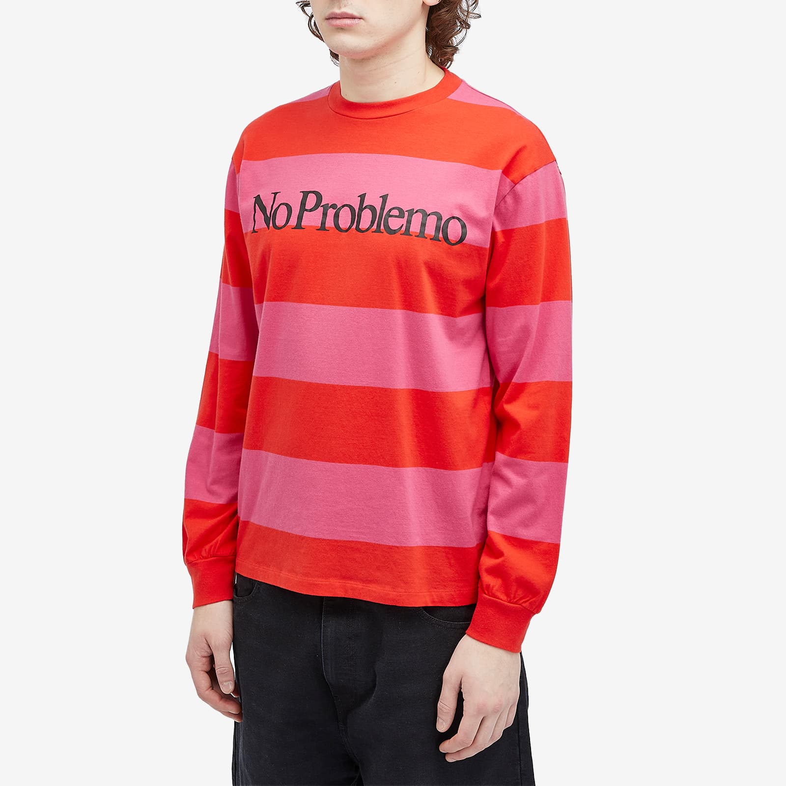 No Problemo No Problemo Striped LS Tee