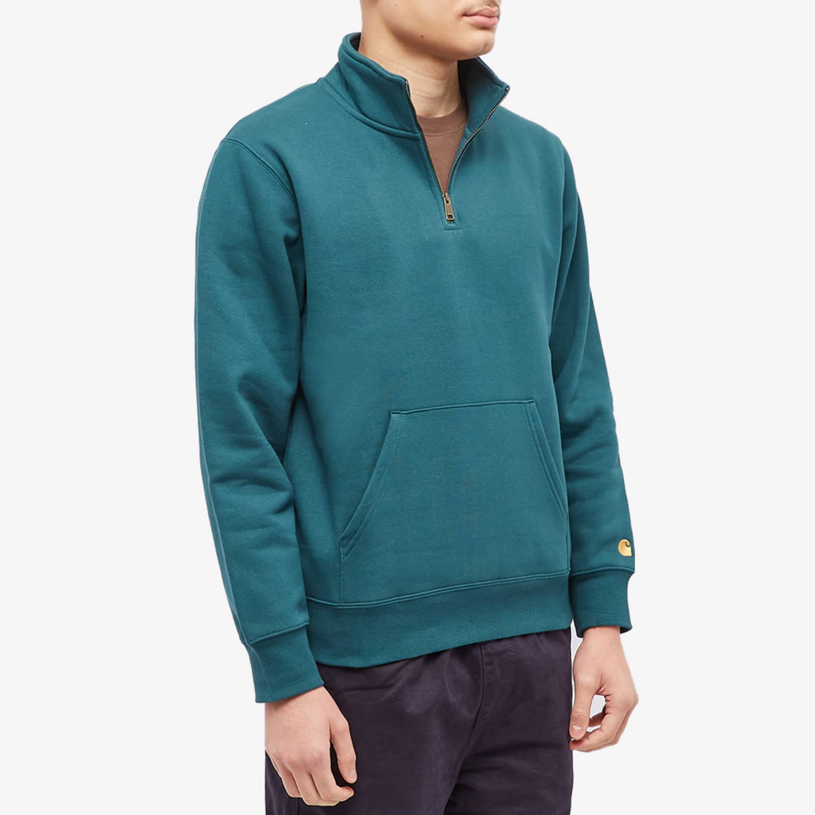 Carhartt chase neck zip sweat clearance