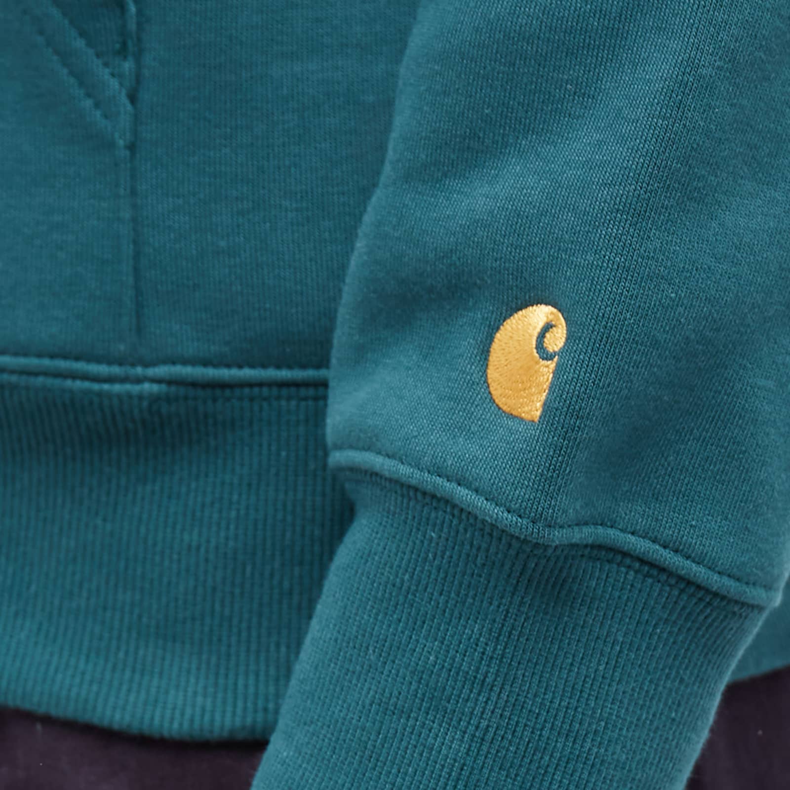 Carhartt WIP Chase Neck Zip Sweat Botanic & Gold END. (GB)