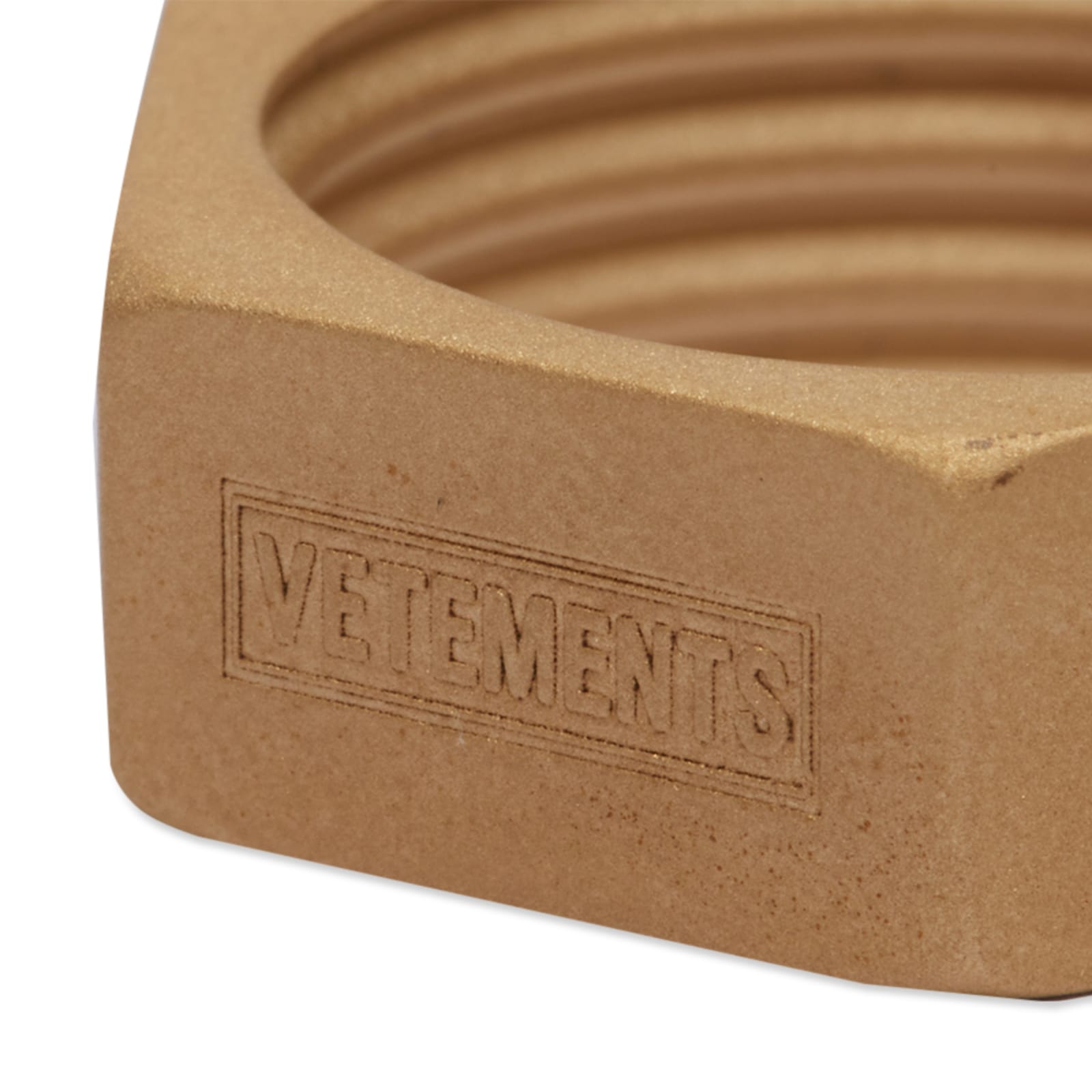 VETEMENTS Nut Ring Gold END.