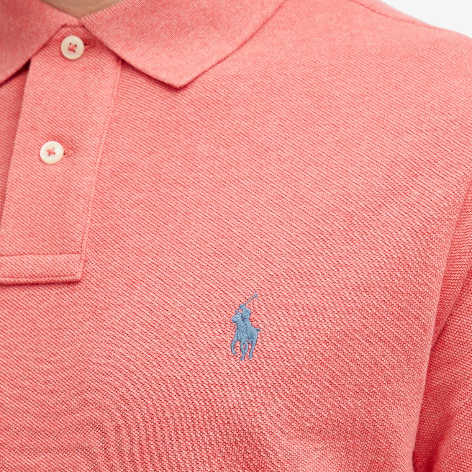 Polo Ralph Lauren Custom Fit Polo Shirt - Highland Rose Heather