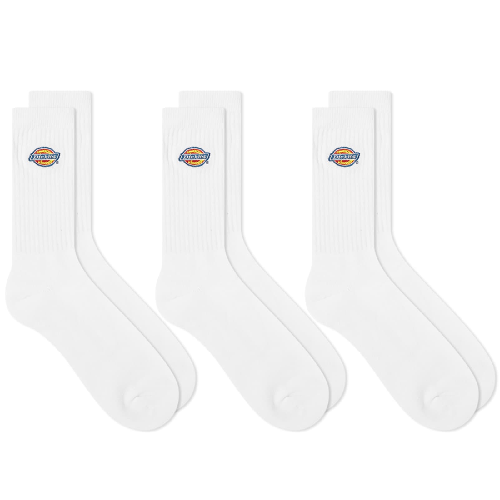 Dickies Valley Grove Socks 3 Pack White END. (KR)