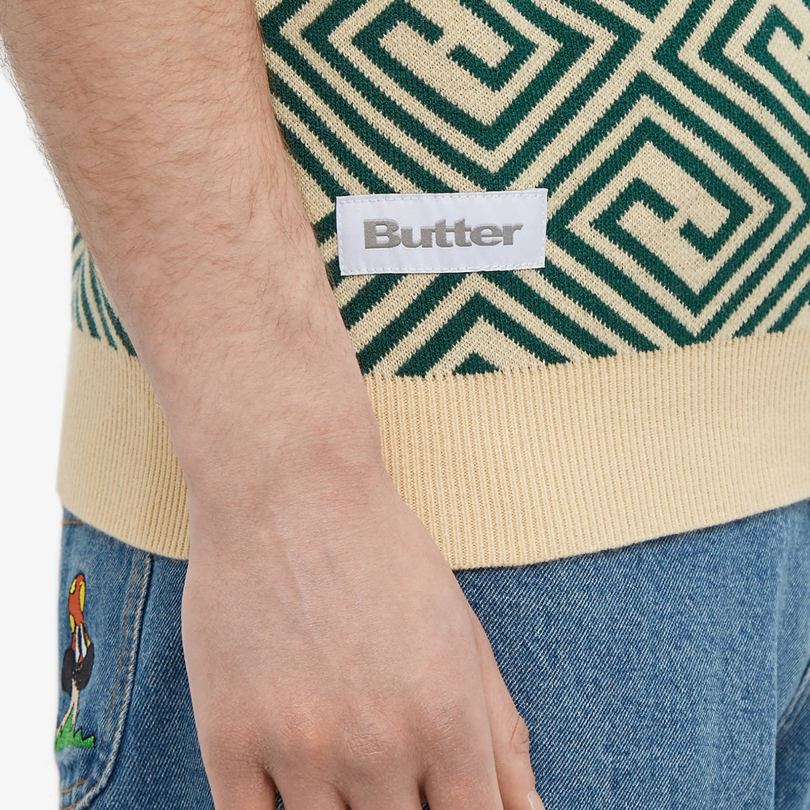 Butter Goods Athena Knit Vest Vest Cream END. (US)