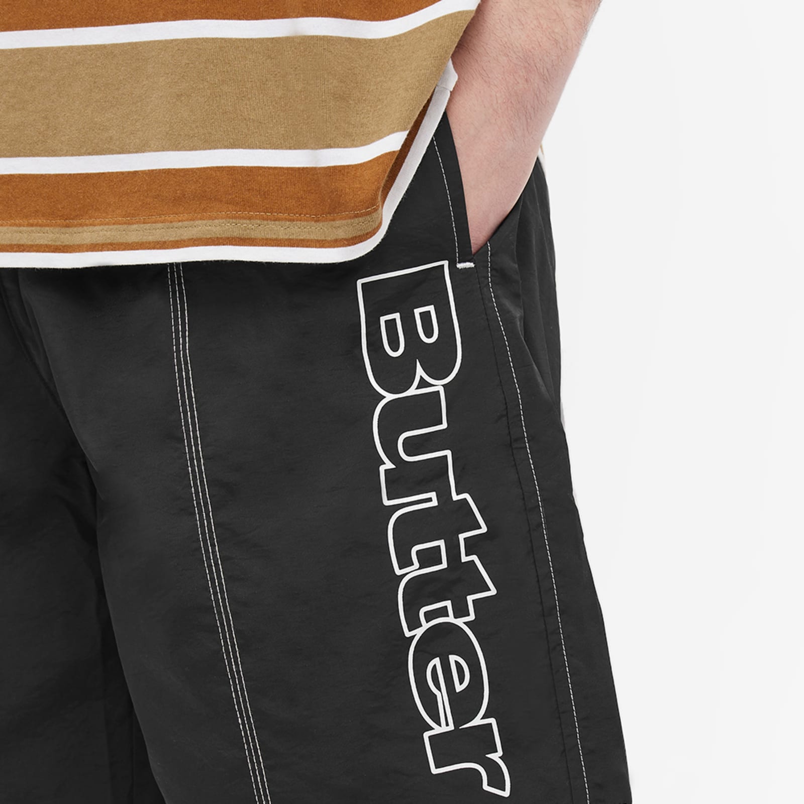 Butter Goods Outline Shorts Black END. (GB)