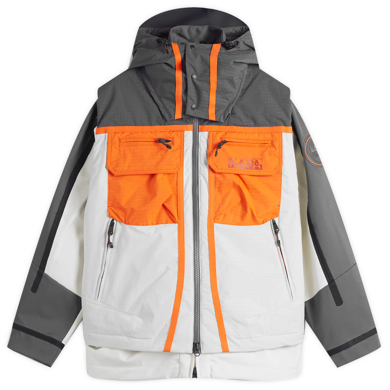 Napapijri Modular Utility Jacket - Beige Dimity