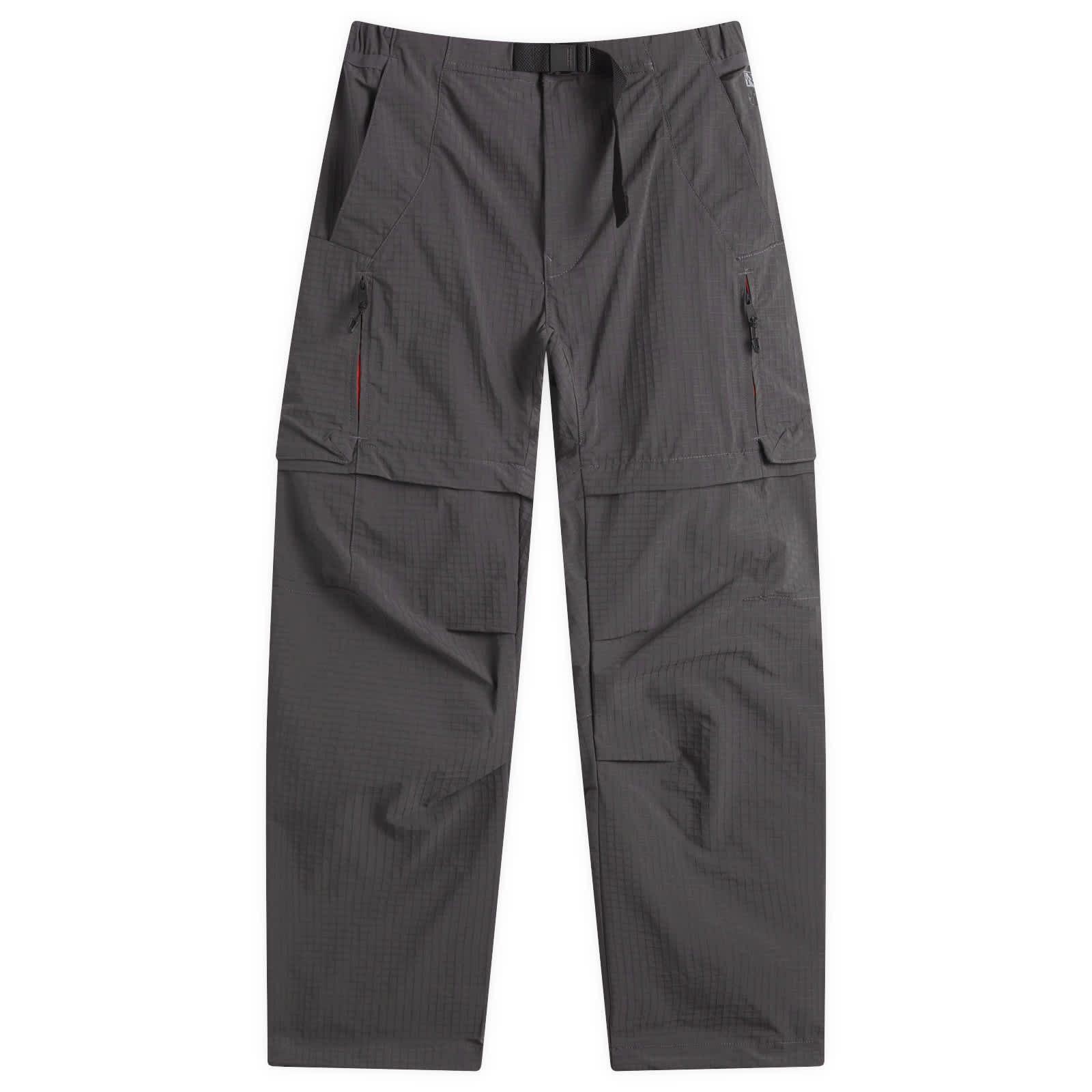 Napapijri Ripstop Modular Cargo Pants - Dark Grey Solid